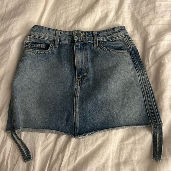 Carmar denim mini skirt